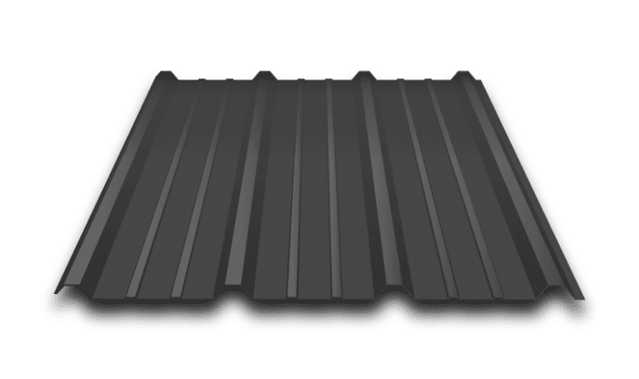 R-Rib panel profile render